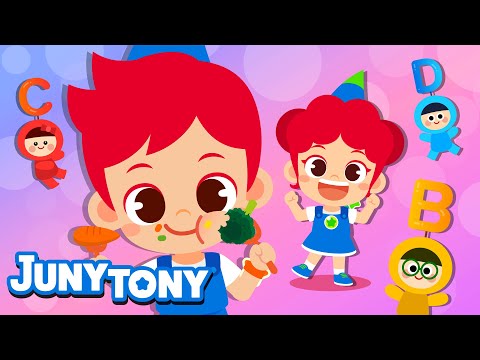 Vitamin Song Fruits And Vegetables For Kids Preschool Song JunyTony