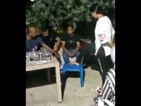 فلسطيني يبتز بنت اهلها جابوا يعتذر ويبوس رجلها الطرقعة اللي في الاخر كيفتني