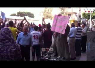  مسيرة رافضة للانقلاب العسكرى تطوف شوارع مدينة المنزلة الدقهلية
