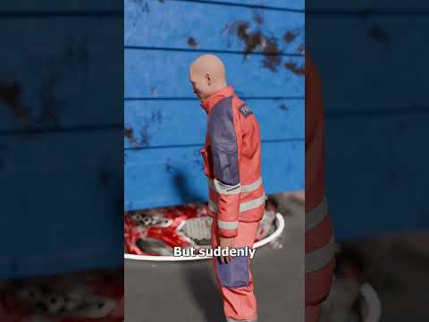 Shipping Container Fell On Their Car