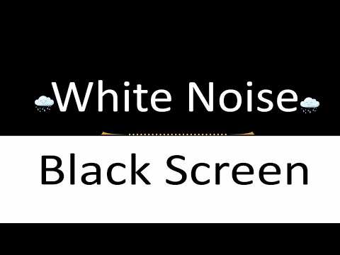 White Noise Black Screen No Ads Instant Sleep Support Deep Night Rest And Soft Study Focus