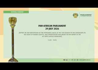  7th Pan African Parliament 29 July 2026