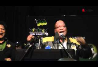 Zuma Sings Umshini Wami At ANC Policy Conference