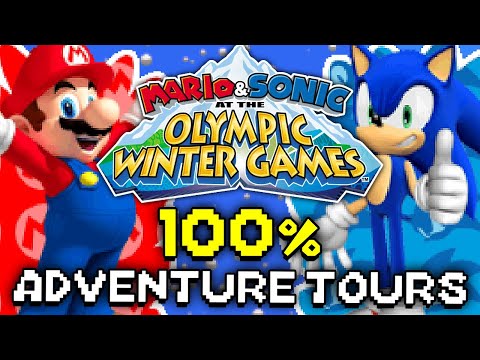 Adventure Tours 100 Walkthrough Mario Sonic At The Olympic Winter Games DS