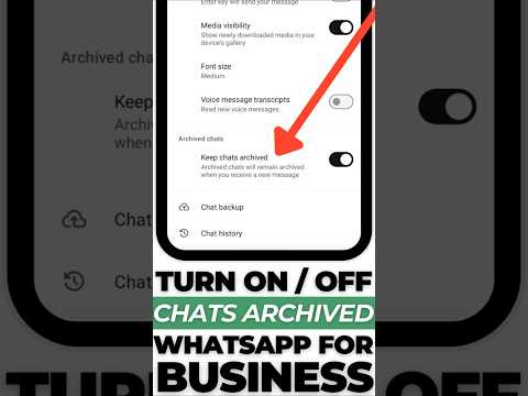 Stop WhatsApp Business Auto Archive 2025 Fix Never Lose A Chat Again