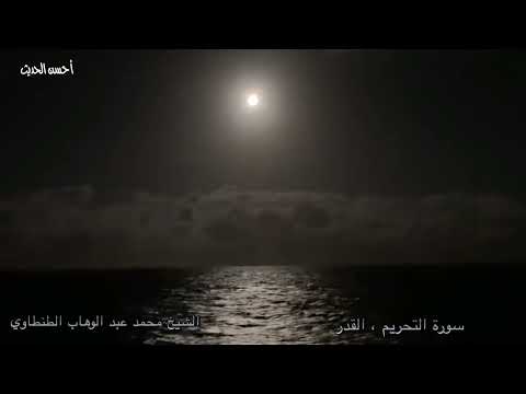 سورة التحريم القدر الشيخ محمد عبد الوهاب الطنطاوي تلاوة رائعة تفوق الوصف سورة التحريم القدر الشيخ محمد عبد الوهاب الطنطاوي تلاوة رائعة تفوق الوصف