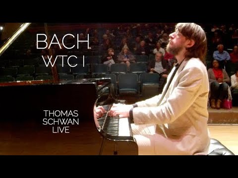 Bach WTC I Well Tempered Clavier Book 1 Complete Live Performance Thomas Schwan Piano