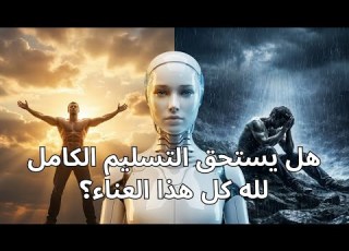 الذكاء الاصطناعي حلل كيف تكون حياة التسليم الكامل لله