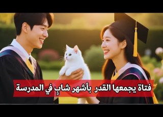  فتاة يتيمة تعيش في بيت عم ها كخادمة لكن القدر يجمعها بأشهر شاب في المدرسة الذي غي رحياتها للأبد