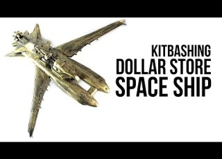 KITBASHING DOLLAR STORE SPACE SHIP