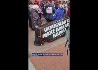  Protesters Stage Sit In Outside Customs And Border Protection Office In St Albans Vermont
