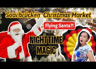  HIDDEN GEM In Germany Saarbrücken Christmas Market NIGHTTIME WALK No Filters Just Magic Asmr