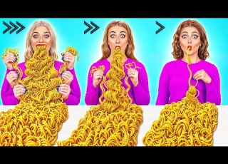 تحدي الطعام السريع أو المتوسط أو البطيء تحديات طعام مضحكة Multi DO Challenge