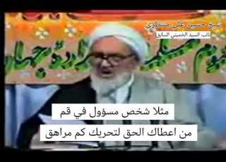 ما هو رأي نائب السيد الخميني السابق الشيخ حسين علي المنتظري في مرجعية السيد علي الخامنئي