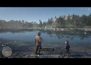 Red Dead Redemption 2 طريقة صيد السمك مع جاك