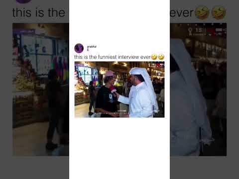 When You Realize You Both Speak Arabic Arabic Qatar Worldcup2022 Funny Interview