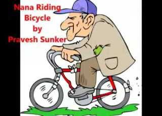 Nana Riding Bicycle