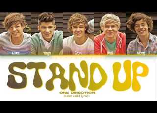 One Direction Stand Up Color Coded Lyrics