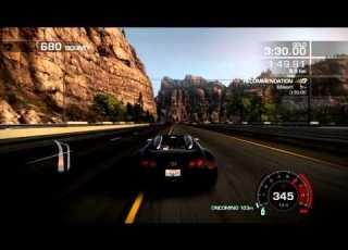 EA S Need For Speed Hot Pursuit Bugatti Veyron Gameplay Top Speed