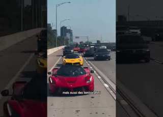  These Millionaires Are Creating A Huge Traffic Jam Foryou Millionaire Ferrari Lamborghini Dubai