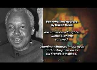  For Mwalimu Nyerere By Okello Oculi