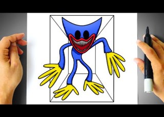 كيفية رسم كا هاجي ووجي الفصل الثالث من لعبة بوبي بلاي تايم