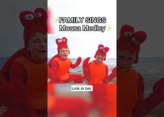  SHINY From Moana Shorts Sharpefamilysingers