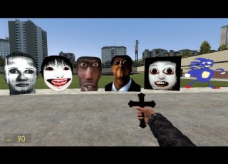 Using The Crucifix On Nico S Nextbots In Gmod