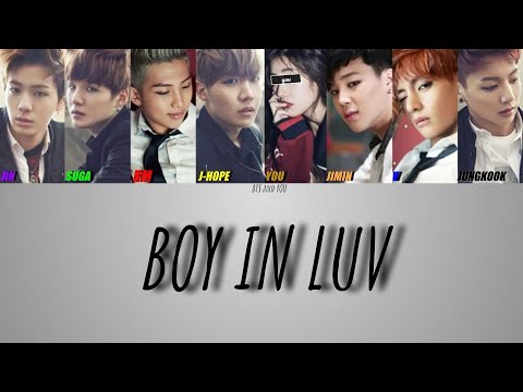 Boy In Luv Bts And You 8th Member Color Coded Lyrics Han Rom Eng Korean