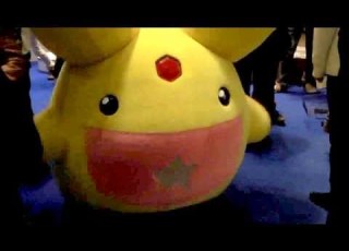 カーバンクル 着ぐるみキャラ セガフェスティバル2014 セガ新作5タイトル大集合 大阪 なんばCITY ガレリアコート SEGA Playstation Nintendo 3DS