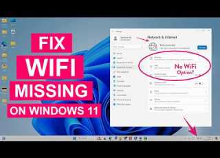  Fix WiFi Not Showing In Settings On Windows 11 Fix Missing WiFi