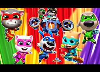 Talking Tom Hero Dash Discover All The Heroes New ULTRAHERO All BOSSES Superworld Gameplay