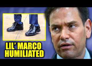 Insecure Rubio Wears Ill Fitting Shoes Given To Him By Trump