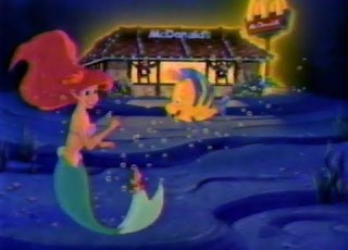McDonald S Little Mermaid Christmas Commercial 1989