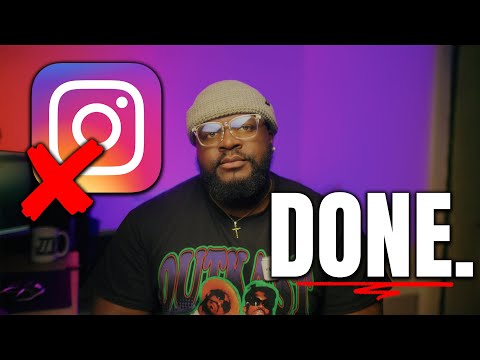 I M DONE With Instagram