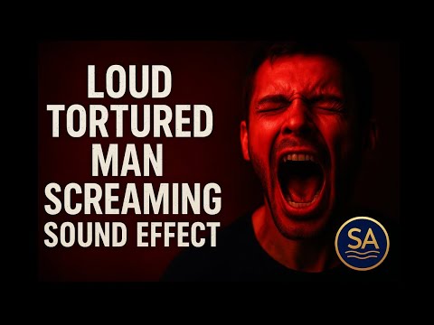 Loud Tortured Man Screaming Sound Effect Intense Horror Scream Audio