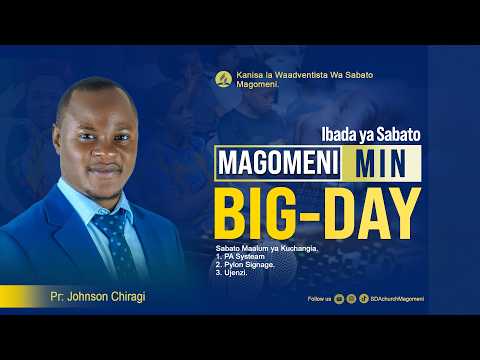 IBADA YA SABATO ISHI UZOEFU WA SIKU YA SABATO PR JOHNSON CHIRAGI 28 03 2026