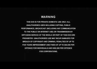  Universal Warning Screen 2003 2006 Australia