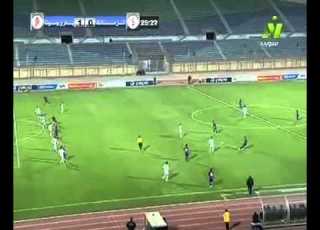  بيكلى يحرز الهدف الأول لصالح بتروجت في شباك الزمالك