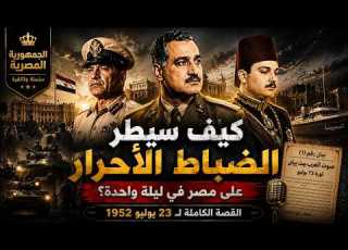  كيف سيطر الضباط الأحرار على مصر في ليلة واحدة القصة الكاملة لـ23 يوليو 1952