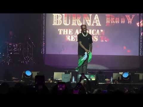 Burna Boy Wetin Man Go Do Live In Amsterdam 24 10 2019