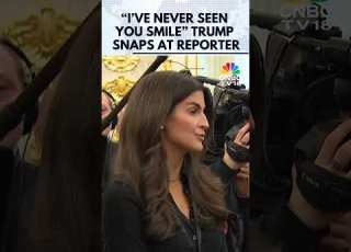  WATCH Trump Scolds CNN Reporter Kaitlan Collins For Not Smiling During Epstein Questions N18G