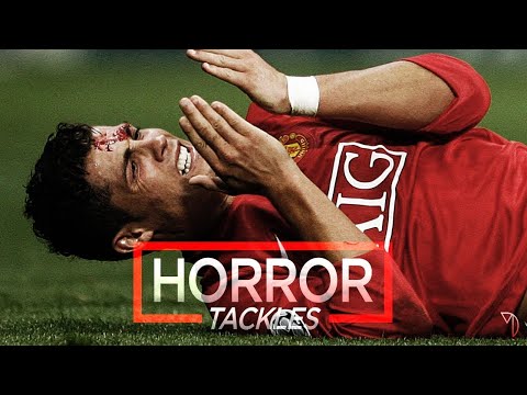 Horror Tackles Against Cristiano Ronaldo Manchester United Premier League