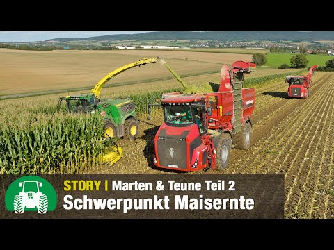 Agrarservice Marten Teune Im Einsatz John Deere Häcksler Traktoren Teil 2 Lohnunternehmen