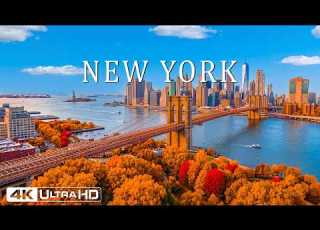  New York Herbst 2026 4K Entspannende Musik Mit Malerischen Herbstlandschaften