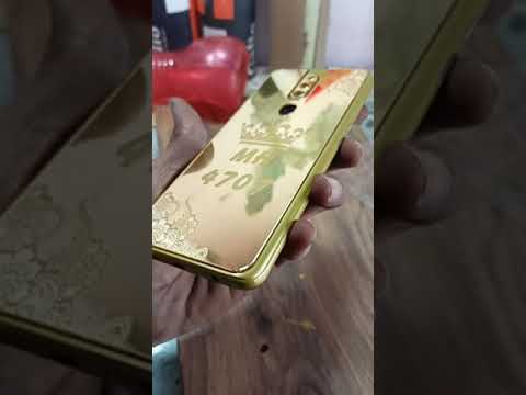 New Oppo Back Gold Glass In Phone Shorts Oppo F11pro