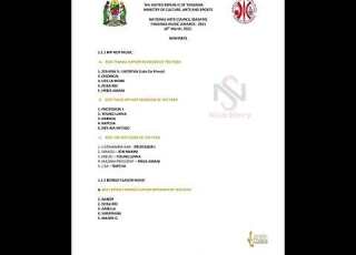 HII NDIO LIST YA NOMINEES TMA 2021 TANZANIAN MUSIC AWARDS BARAZA LA SANAA TANZANIA BASATA BASATA