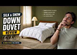 مراجعة لحاف Silk Snow المحشو بالريش خفيف أم مناسب لجميع الفصول اختبار الدفء والراحة