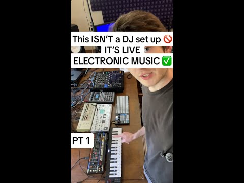 This ISN T A DJ Set Up It S LIVE ELECTRONIC MUSIC Shorts