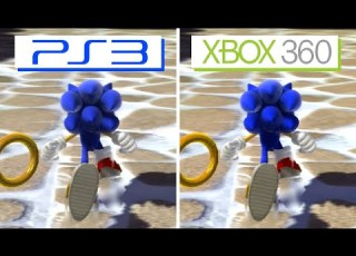  Xbox 360 Vs PS3 Face Off Sonic Unleashed 2008 Full Graphics Comparison